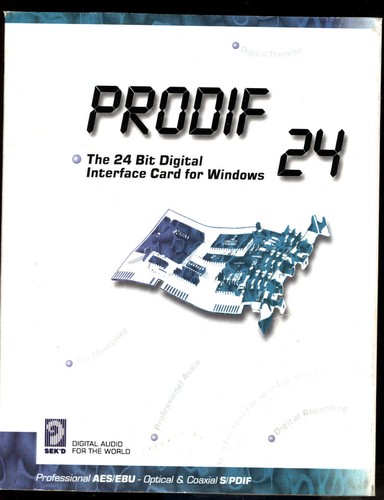 Sek prodif soundkarte in - prodif,